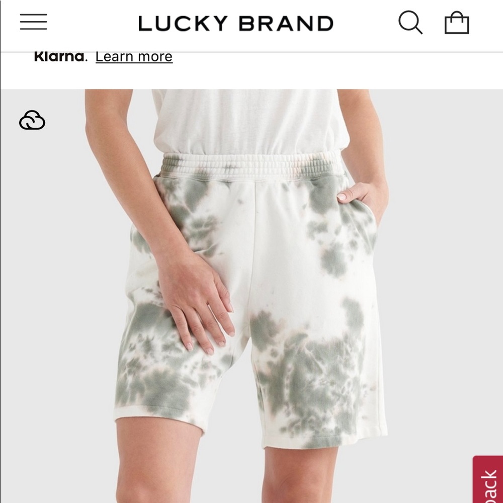 Mid Rise Relaxed Tie-Dye Short